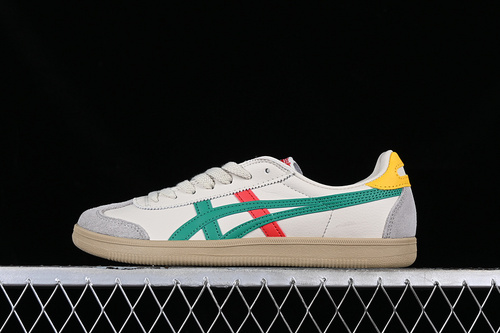 【200】[1183C095-200]-[ONITSUKA TIGER TOKUTEN BEIGE GREEN RED YELLOW]-[UNISEX:36-45]