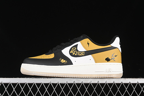 【290】[CJ9988-111]-[AIR FORCE 1 07 LOW PIKACHU WHITE/BLACK/YELLOW]-[WOMAN:36-39]-[MAN:40-45]