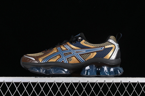【200】[1203A270-202]-[AS*ICS GEL-QUANTUM KINETIC BLACK GOLD BLUE] -[MAN:40-45]