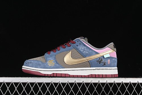 【360】[WK0820-001]-[DUNK LOW SB GREY/PINK/BLUE/GOLD/RED]-[WOMAN:36-39]-[MAN:40-47.5]