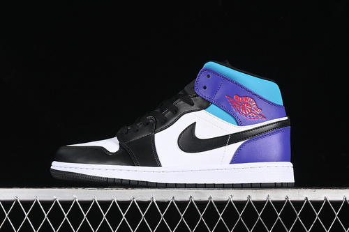 【280】[DQ8426-154]-[AIR JORDAN 1 MID WHITE/COURT PURPLE/TROPICAL TWIST/VARSITY RED/UNIVERSITY GOLD]