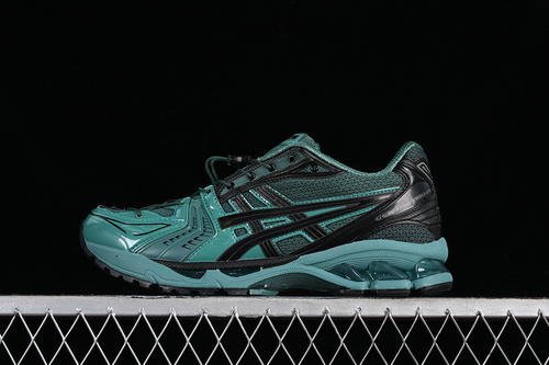 【250】[1201A922-300]-[AS*ICS GEL-KAYANO 14 BLACK GREEN]-[WOMAN:36-39]-[MAN:40-45]