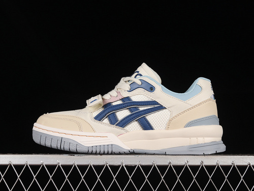 【230】[1203A258-105]-[GEL SPOTLYTE LOW V2 WHITE BLUE]-[WOMAN:36-39]-[MAN:40-45]