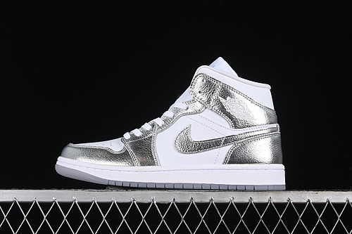 【340】[FN5031-100]-[AIR JORDAN 1 MID WHITE/WOLF GREY/METALLIC SILVER]-[MAN:40-46]
