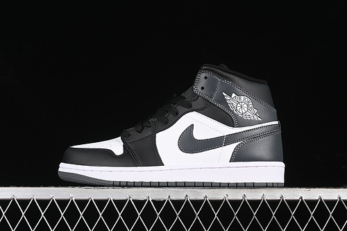 【250】[DQ8426-001]-[AIR JORDAN 1 MID BLACK/IRON GREY/WHITE]-[WOMAN:36-39]-[MAN:40-46]