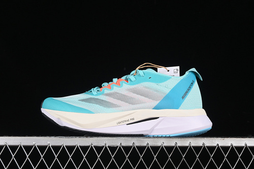 【250】[ID6901]-[ADIZERO BOSTON 12 M FLASH AQUA/SILVER METALLIC/LIGHT AQUA]-[WOMAN:36-39]-[MAN:40-45]