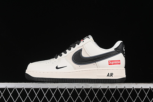 【360】[XZ3368-001]-[AIR FORCE 1 07 LOW SUPREME BLACK/WHITE]-[WOMAN:36-39]-[MAN:40-45]