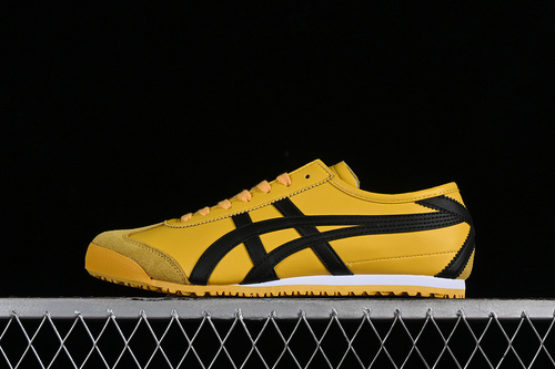 【200】[DL408-0490]-[ONITSUKA TIGER MEXICO 66 YELLOW BLACK] -[WOMAN:36-39]-[MAN:40-45]