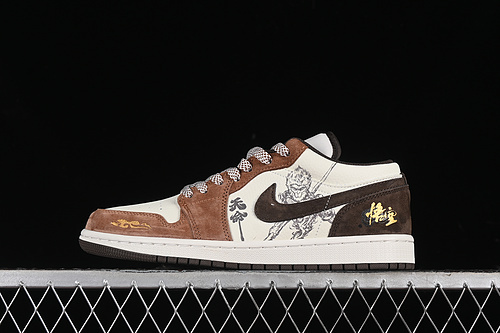 【360】[DC2024-034]-[AIR JORDAN 1 LOW WHITE/BROWN/GREY]-[WOMAN:36-39]-[MAN:40-45]