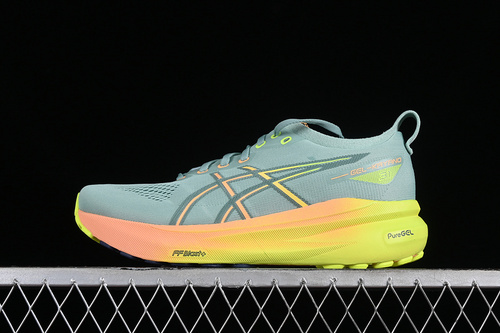 【270】[1011B929-402]-[AS*ICS GEL-KAYANO 31 GREEN YELLOW PINK] -[WOMAN:36-39]-[MAN:40-45]