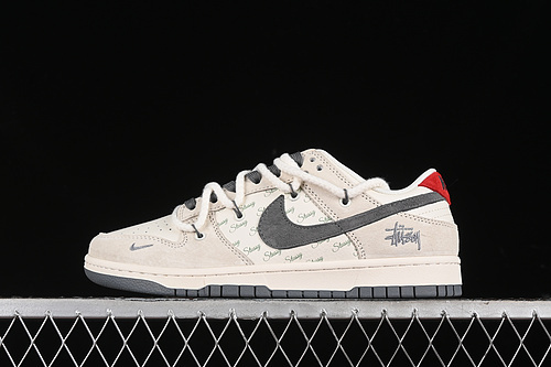 【350】[SJ2068-280]-[SB DUNK LOW GREY/WHITE/RED]-[WOMAN:36-39]-[MAN:40-45]