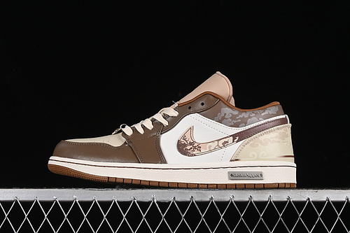 【300】[HF5753-221]-[AIR JORDAN 1 LOW HEMP/SAIL/OATMEAL/LIGHT BRITISH TAN]-[WOMAN:36-39]-[MAN:40-47.5]