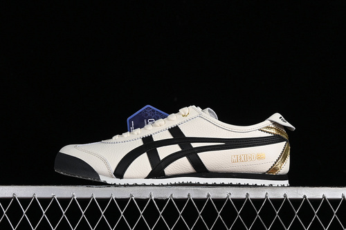 【270】[1183B493-100]-[ONITSUKA TIGER MEXICO 66 BEIGE BLACK GOLD]-[WOMAN:36-39]-[MAN:40-44.5]