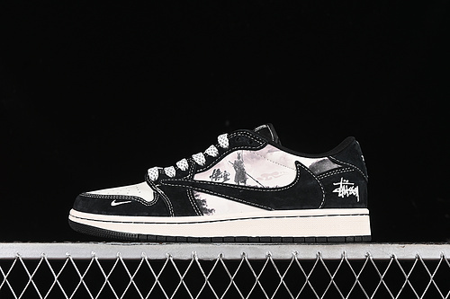 【360】[XZ3368-555]-[TRAVIS SCOTT X FRAGMENT DESIGN X AIR JORDAN 1 LOW OG SP WHITE/BLACK]-[36-45]