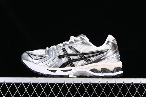 【270】[1201A019-108]-[ASI*CS GEL-KAYANO 14 WHITE SILVER BLACK]-[WOMAN:36-39]-[MAN:40-45]