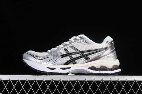 【270】[1201A019-108]-[AS*ICS GEL-KAYANO 14 WHITE BLACK BROWN SILVER] -[WOMAN:36-39]-[MAN:40-45]