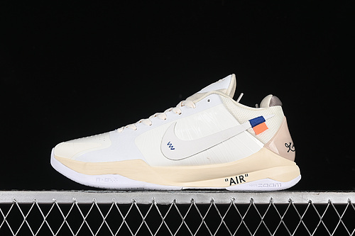 【360】[DB4796-101]-[OFF-WHITE ZOOM KOBE 5 WHITE/BEIGE]-[MAN:39-47.5]