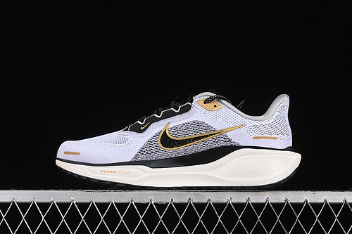 【270】[HQ3220-100]-[AIR ZOOM PEGASUS 41 WHITE/GREY/BLACK/GOLD]-[MAN:39-45]