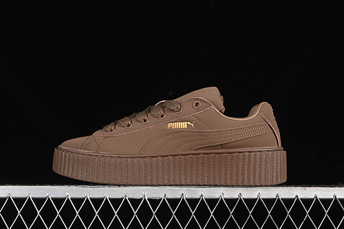 【250】[399865-01]-[FENTY X PUMA CREEPER PHATTY TOTALLY TAUPE/GOLD/WARM WHITE]-[UNISEX:36-45]