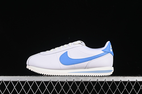 【220】[DN1791-102]-[CLASSIC CORTEZ LEATHER WHITE/UNIVERSITY BLUE/SAIL/TEAM ORANGE]-[UNISEX:35.5-45]