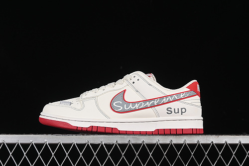 【360】[DJ2024-030]-[SB DUNK LOW SUP WHITE/GREY/RED]-[WOMAN:36-39]-[MAN:40-45]