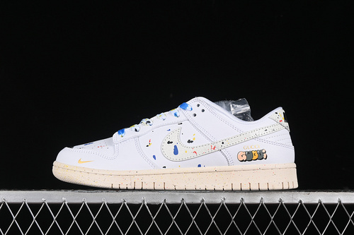 【360】[FC2025-305]-[SB DUNK LOW GU*CCI WHITE/BLACK/BLUE]-[WOMAN:36-39]-[MAN:40-45]