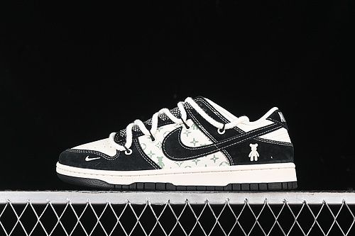 【380】[SJ2068-290]-[SB DUNK LOW BLACK/OFF WHITE/GREY]-[WOMAN:36-39]-[MAN:40-45]