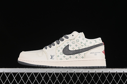 【360】[WG8850-010]-[AIR JORDAN 1 LOW L*V OFF WHITE/GREY]-[WOMAN:36-39]-[MAN:40-45]