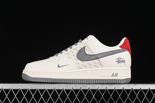 【340】[XZ3318-567]-[AIR FORCE 1 07 LOW WHITE/GREY/RED]-[WOMAN:36-39]-[MAN:40-45]