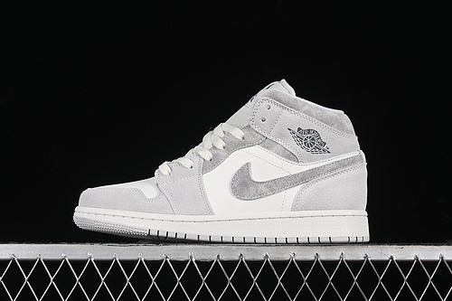 【280】[FQ7720-002]-[AIR JORDAN 1 MID NEUTRAL GREY/SAIL/SMOKE GREY]-[WOMAN:36-39]-[MAN:40-46]