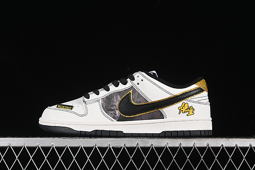 【380】[LW1818-106]-[SB DUNK LOW WHITE/GREY/BLACK/GOLD]-[WOMAN:36-39]-[MAN:40-45]