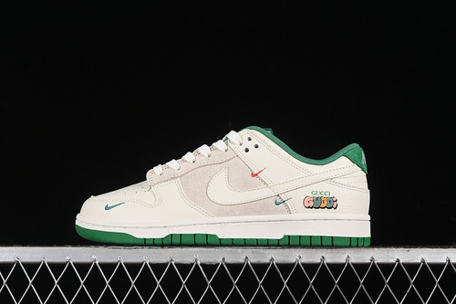 【360】[KK1688-052]-[SB DUNK LOW GU*CCI WHITE/GREY/GREEN]-[WOMAN:36-39]-[MAN:40-45]
