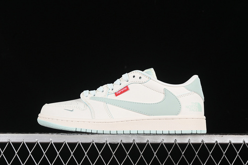 【360】[XZ5158-001]-[TRAVIS SCOTT X FRAGMENT DESIGN X AIR JORDAN 1 LOW OG SP OFF WHITE/GREEN]-[36-45]