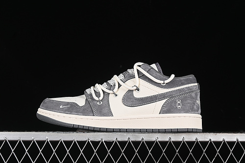 【380】[SJ9950-018]-[AIR JORDAN 1 LOW WHITE/GREY]-[WOMAN:36-39]-[MAN:40-45]