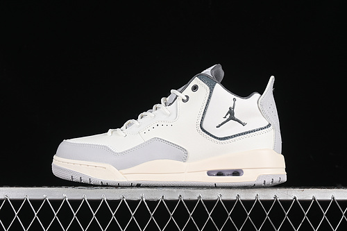 【300】[HQ1192-101]-[AIR JORDAN COURTSIDE 23 WHITE/GREY]-[WOMAN:36-39]-[MAN:40-46]