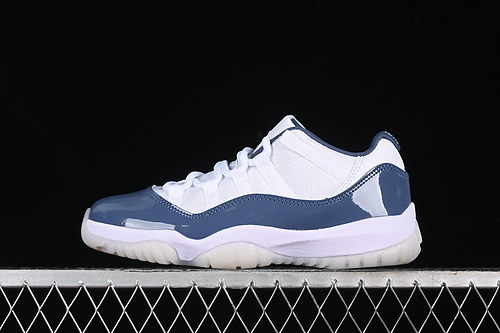 【340】[FV5104-104]-[AIR JORDAN 11 LOW DIFFUSED BLUE WHITE/MIDNIGHT NAVY/DIFFUSED BLUE/FOOTBALL GREY]