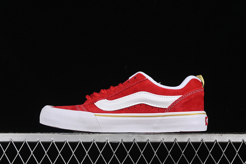 【230】[VN000CS0JV6]-[VANS CLASSICS KNU SKOOL VR3 WHITE/RED]-[WOMAN:35-39]-[MAN:40-44]