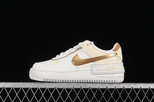 【280】[DZ1847-108]-[AIR FORCE 1 SHADOW WHITE/YELLOW/GOLD]-[WOMAN:35.5-40]