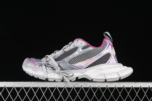 【480】[W3XL51895]-[BA*LEN*CIAGA PHANTOM SNEAKER GREY/SILVER/PURPLE]-[WOMAN:35-39]-[MAN:40-46]
