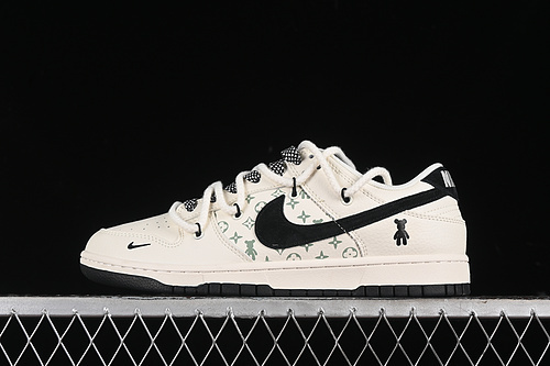 【380】[SJ2068-291]-[SB DUNK LOW WHITE/BLACK/BEIGE]-[WOMAN:36-39]-[MAN:40-45]