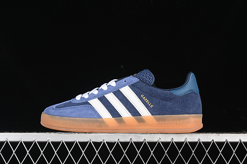 【230】[JI0322]-[ORIGINALS GAZELLE INDOOR DARK BLUE/BLISS ORANGE/PRELOVED INK]-[UNISEX:35-45]