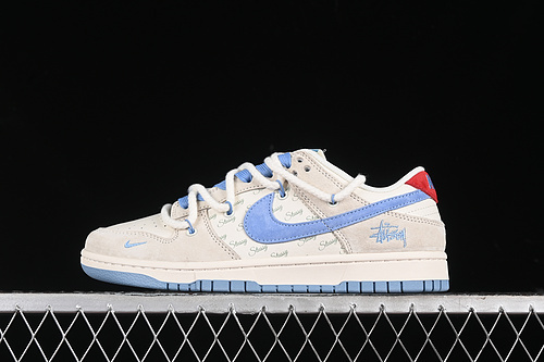 【380】[SJ2068-279]-[SB DUNK LOW WHITE/GREY/BLUE/RED]-[WOMAN:36-39]-[MAN:40-45]