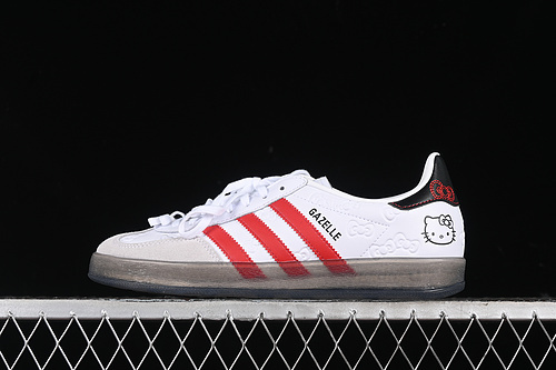 【230】[II0013]-[KITTY ORIGINALS GAZELLE INDOOR CLOUD WHITE/RED/CORE BLACK]-[WOMAN:35-39]-[MAN:40-44]