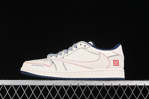 【360】[XY2688-115]-[TRAVIS SCOTT X FRAGMENT DESIGN X AIR JORDAN 1 LOW OG SP WHITE/BLUE/RED/BLACK]