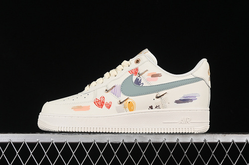 【340】[ZH0316-040]-[AIR FORCE 1 07 LOW BEIGE/GREY/GOLD]-[WOMAN:36-39]-[MAN:40-45]