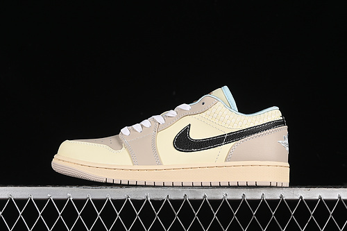 【320】[HQ3440-101]-[AIR JORDAN 1 LOW SANDDRIFT/BLACK/MUSLIN/GLACIER BLUE/COCONUT MILK]-[35.5-46]