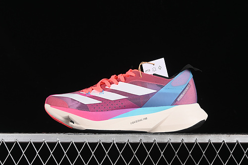 【260】[GW7258]-[ADIZERO ADIOS PRO 3 SIGNAL PINK/CLOUD WHITE/SIGNAL CYAN]-[WOMAN:36-39]-[MAN:40-45]