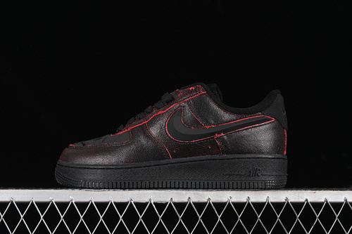 【320】[HV2016-001]-[AIR FORCE 1 07 LOW HALLOWEEN 2024 BLACK/BLACK/CRIMSON]-[WOMAN:36-39]-[MAN:40-45]