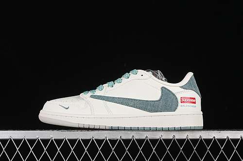 【360】[JH6088-706]-[TRAVIS SCOTT X FRAGMENT DESIGN X AIR JORDAN 1 LOW OG SP WHITE/GREEN]-[36-45]