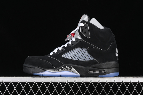 【460】[HF3975-001]-[AIR JORDAN 5 BLACK METALLIC REIMAGINED BLACK/WHITE/METALLIC SILVER/FIRE RED]